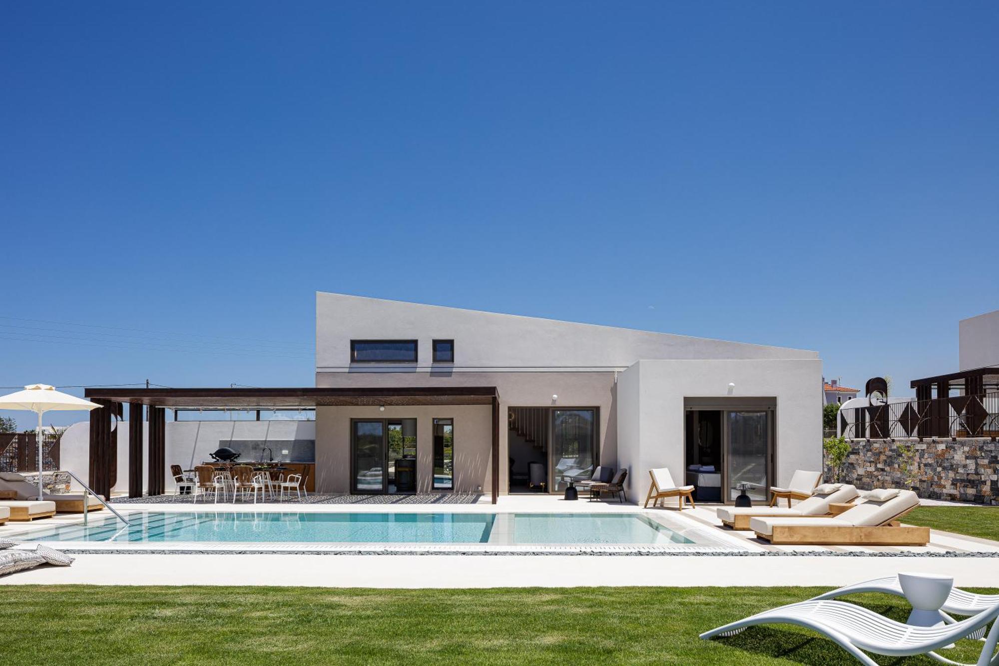 Terrazzo Luxury Villas Pigianos Kampos  Zewnętrze zdjęcie